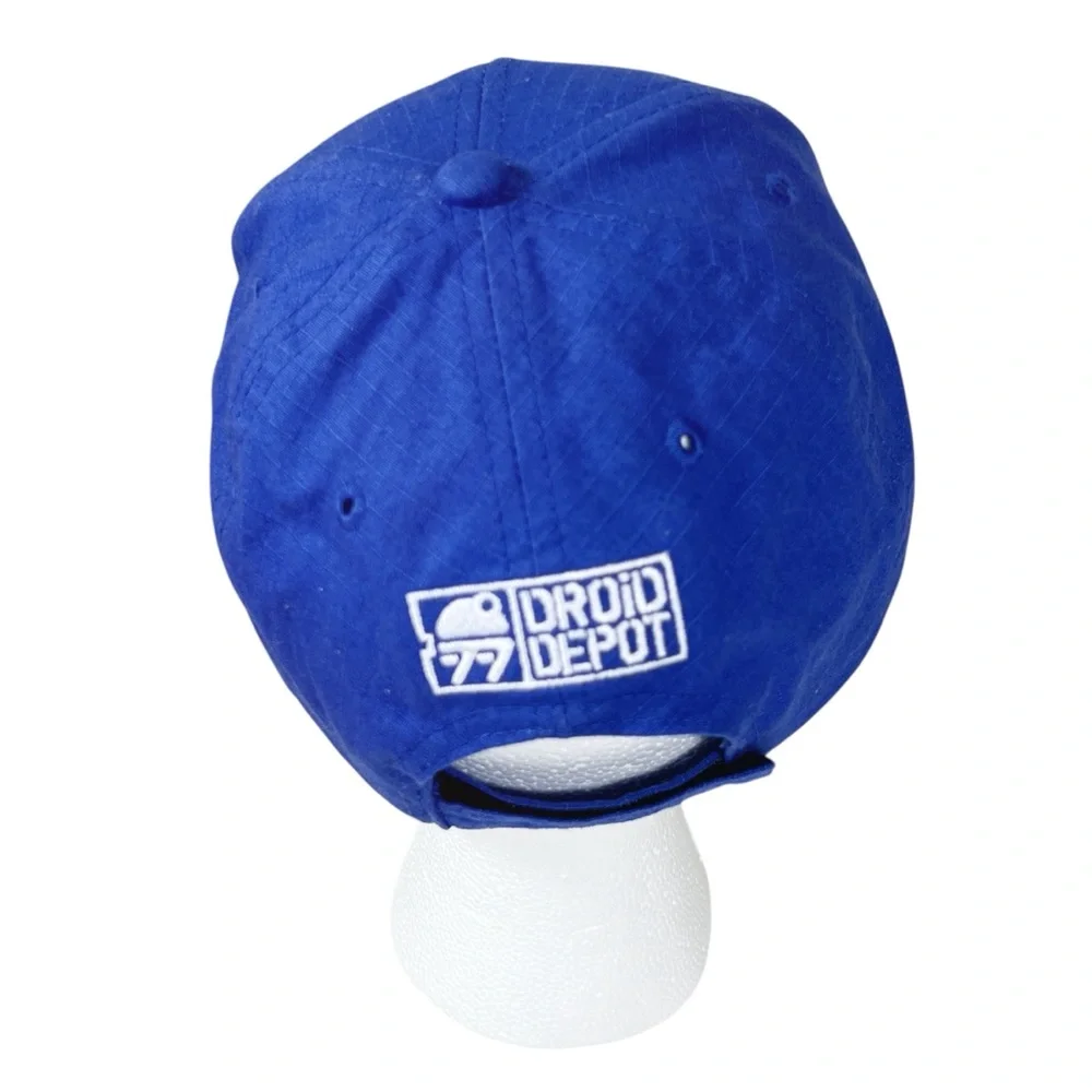Star Wars Youth Droid Depot Blue and White Baseball Hat with R2-D2 EUC Sci Fi